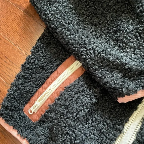 WSLY Black and Tan Sherpa Jacket